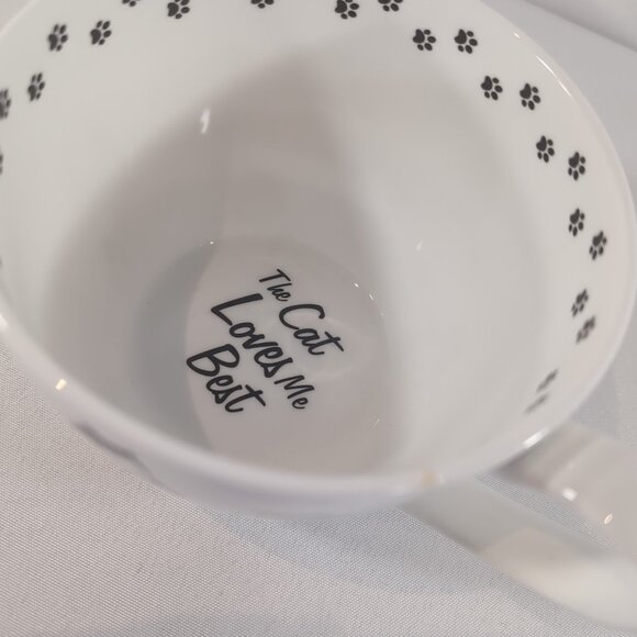 Portobello By Inspire Mug Cats Cat Loves Me Best Paw Prints England Bone China - Picture 3 of 13
